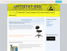 Tablet Screenshot of antistat-esd.pl